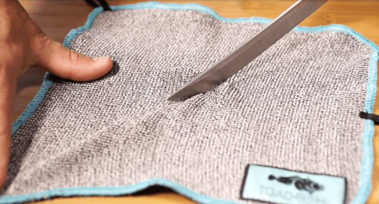 Toadfish Outfitters Put ‘Em Back Shucking Cloth Makes Opening Oysters Safer and Easier