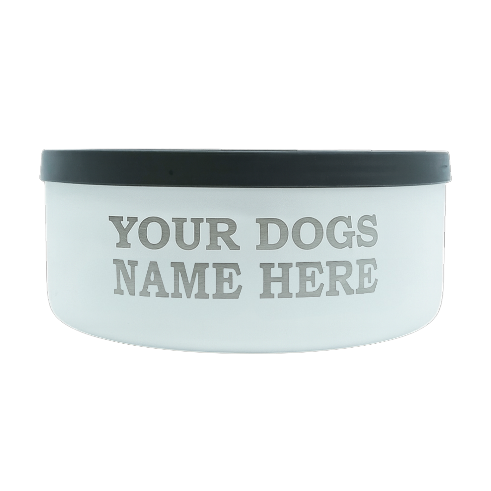 Custom Engraved Dog Bowl (TEST) - Toadfish - Smartgrip Tumblers